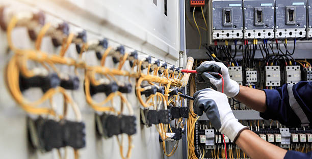 Professional Electrician technician working in Burlington, NC